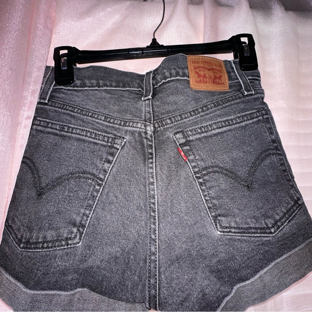 Levi's Gray Denim Shorts